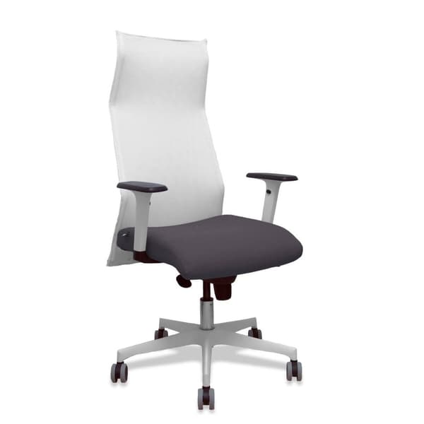 Kontorstol Piqueras y Crespo 54BR65G Hvid Mørkegrå