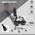 Miniatyrbillede 6 af 11: Rootz Justerbar kontorstol - Massagestol - Ergonomisk stol - Varme & massagefunktion - Faux læder - 66 cm x 67 cm x 118-126 cm, sort