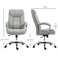 Miniatyrbild 3 av 11: Rootz Ergonomic Office Chair - High Back Task Ordförande - Deskstol - Justerbar höjd & andningsbart tyg - 65 x 78 x 110-118 cm