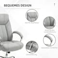 Miniatyrbild 8 av 11: Rootz Ergonomic Office Chair - High Back Task Ordförande - Deskstol - Justerbar höjd & andningsbart tyg - 65 x 78 x 110-118 cm