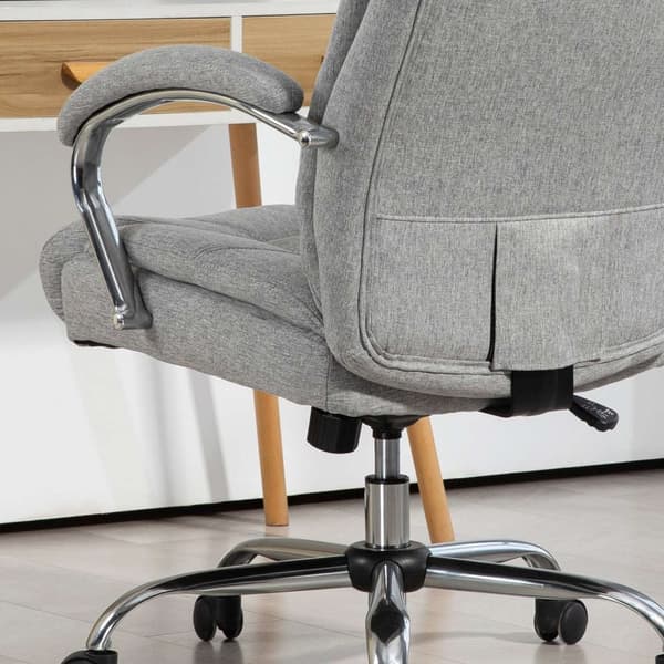 Rootz Ergonomic Office Chair - High Back Task Ordförande - Deskstol - Justerbar höjd & andningsbart tyg - 65 x 78 x 110-118 cm