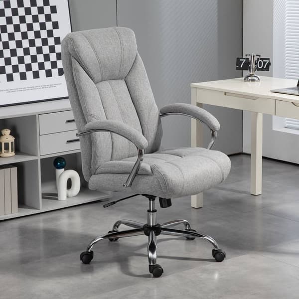 Rootz Ergonomic Office Chair - High Back Task Ordförande - Deskstol - Justerbar höjd & andningsbart tyg - 65 x 78 x 110-118 cm