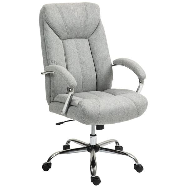 Rootz Ergonomic Office Chair - High Back Task Ordförande - Deskstol - Justerbar höjd & andningsbart tyg - 65 x 78 x 110-118 cm