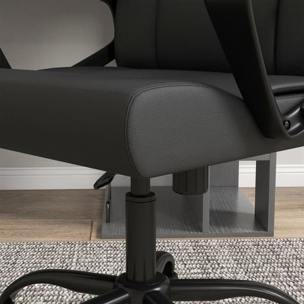 Rootz Ergonomic Office -tuoli - kääntyvä tuoli - Säädettävä työpöytä - Mukavat istuimet - 61 cm x 63cm x 92-102 cm