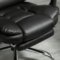 Miniatyrbild 5 av 7: Rootz Executive Office -ordförande - Ergonomisk ordförande - Recining Seat - Comfort Tilt -funktion - 64,5 cm x 69 cm x 117 cm - Svart