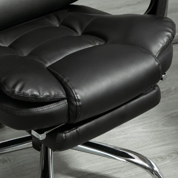 Rootz Executive Office -ordförande - Ergonomisk ordförande - Recining Seat - Comfort Tilt -funktion - 64,5 cm x 69 cm x 117 cm - Svart