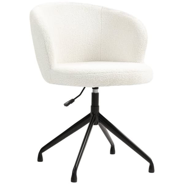 Rootz ergonomisk kontorstol, drejestol - Højdejusterbar, maksimal belastning 120 kg, 62x64x83-89 cm, moderne design - Hvid