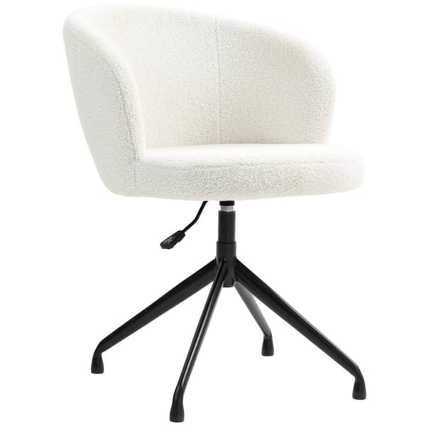 Rootz ergonomisk kontorstol, drejestol - Højdejusterbar, maksimal belastning 120 kg, 62x64x83-89 cm, moderne design - Hvid