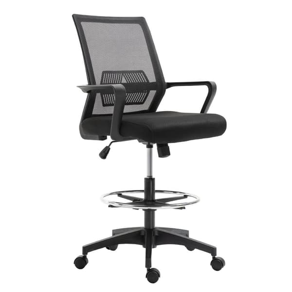 Rootz High -Back Office Stol - Ergonomisk drejestol - Højdejusterbar stol - Åndbar net - 64L x 59W x 104-124h cm