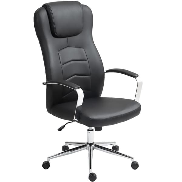 Rootz Office -tuoli - Pöytätuoli - PC -tuoli - Korkeus säädettävä mukavuus - 64 cm x 78 cm x 118-126cm