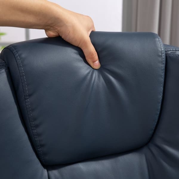 Rootz Massage Office Ordförande - Ergonomisk ordförande - Reclining Office Chair - 7 Vibrationspunkter - 67L X 67W X 111-121H CM - Upp till 120 kg