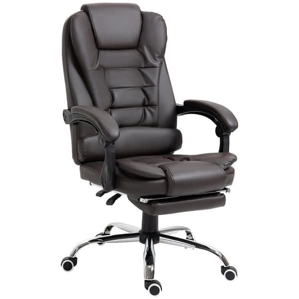Rootz Office Chair Executive Seat - Ergonomic Stol - Komfortabel siddepladser - vipperbar ryglæn - 64,5 x 69 x 117 cm