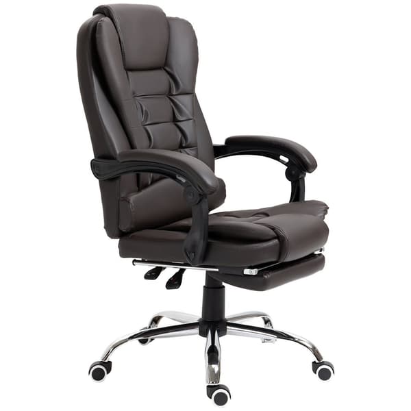 Rootz Office Chair Executive Seat - Ergonomic Stol - Komfortabel siddepladser - vipperbar ryglæn - 64,5 x 69 x 117 cm