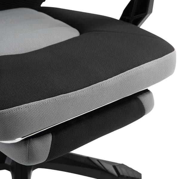 Rootz Office Chair - Gaming Chair - höjdjusterbar - Ergonomisk - Mesh Comfort - 58W x 63d x 112-122h cm - Grå och svart