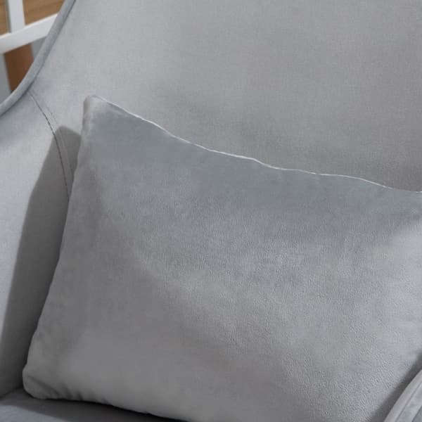Rootz Velvet Office Stol - Drejestol - Ergonomisk siddepladser - Masseringspude - 55W x 70d x 78-86H cm