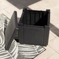 Miniatyrbillede 5 af 9: Sofabord Allibert by KETER Sort polypropylen (42 x 42 x 39 cm)