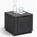 Miniatyrbillede 2 af 9: Sofabord Allibert by KETER Sort polypropylen (42 x 42 x 39 cm)