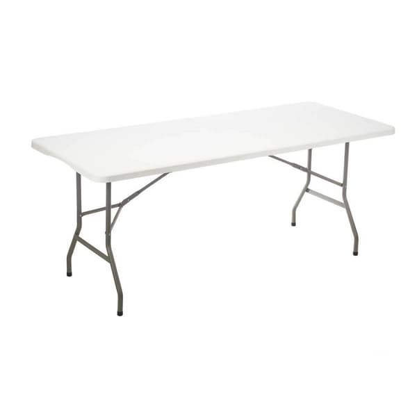Sofabord Hvid Metal Polyetylen 183 x 76 x 74 cm