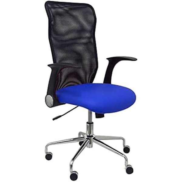 Kontorsstol - PIQUERAS Y CRESPO - 4031SP229 - Ergonomisk - Justerbar - Blå nylon