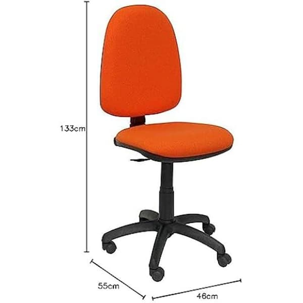 Kontorsstol - PIQUERAS Y CRESPO - 04CPBALI305 - Ergonomisk - Orange - Justerbar i höjdled