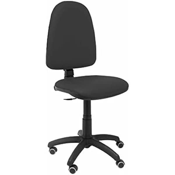 Kontorsstol - PIQUERAS Y CRESPO - Ayna - Svart konstläder - Ergonomisk - Parketthjul