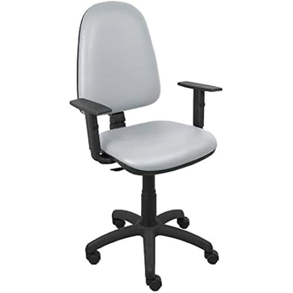 Sittplats - PIQUERAS Y CRESPO - Ayna - Grå konstläder - Justerbara armstöd - 1 plats