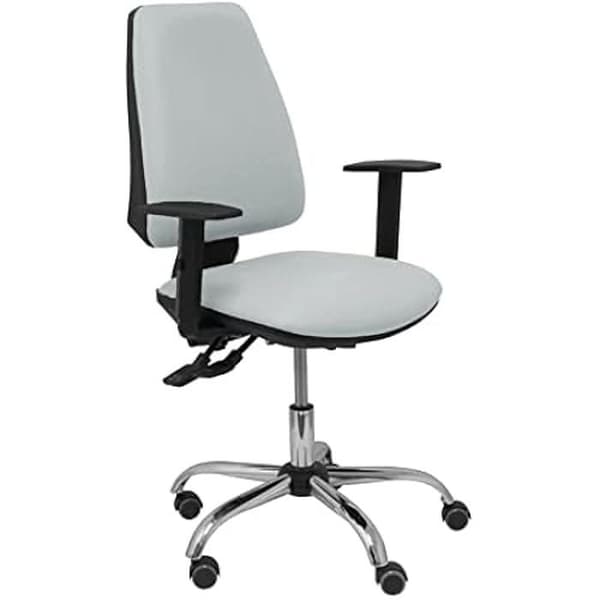 Kontorsstol - PIQUERAS Y CRESPO - B10CRRP - Ljusgrå - Höjdjusterbar - Samtida design