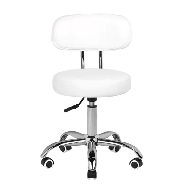 Activeshop Pedikyyri kosmeettinen jakkara A-007 valkoinen universaali