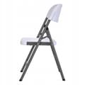 Miniatyrbillede 2 af 3: Marbueno - Foldable Chair - Resina - Hvid - 44x53x83 cm - Catering, Strand, Camping