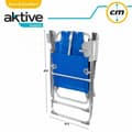 Miniatyrbillede 8 af 8: Polstrede Campingstol Colorbaby Blå 47 x 63 x 99 cm Strand