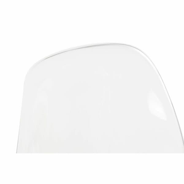 KÄYTETTY Ruokatuoli DKD Home Decor Valkoinen Puu Polykarbonaatti (Kunnostetut Tuotteet A)