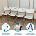 Miniatyrbillede 3 af 6: Polstrede Campingstol Lifetime 4 enheder 50 x 82,5 x 58 cm