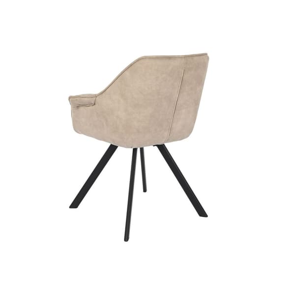 Stol DKD Home Decor Svart Beige 64 x 67 x 85 cm