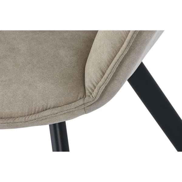 Tuoli DKD Home Decor Musta Beige 64 x 67 x 85 cm