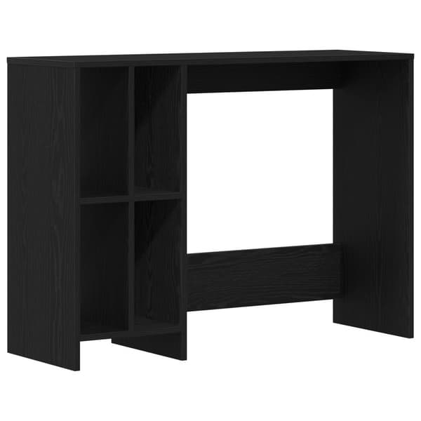 vidaXL Skrivebord Svart Eik 102,5x35x75 cm Ingeniørtre