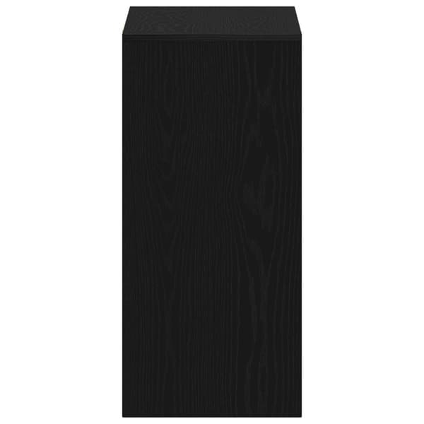 vidaXL Skrivebord Svart Eik 102,5x35x75 cm Ingeniørtre