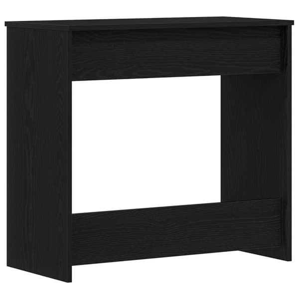 vidaXL Skrivbord Svart ek MDF 80 x 40 x 75 cm, medelstort skrivbord