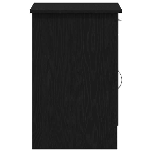 vidaXL Skrivbord Svart ek Konstruerat trä 100x50x76 cm Hållbart