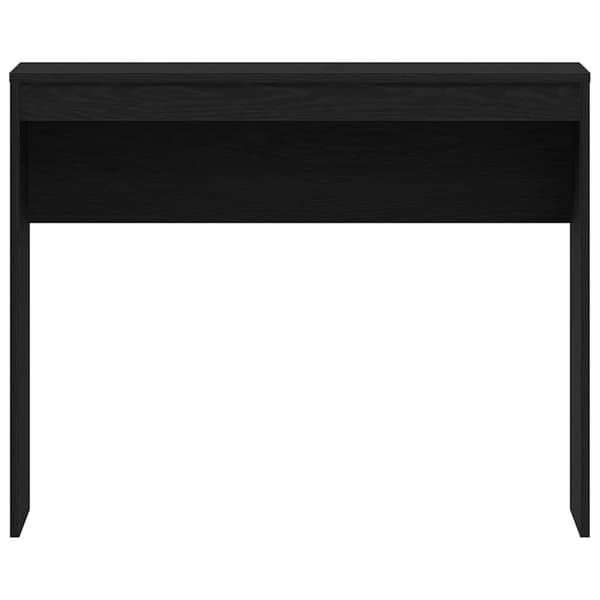 vidaXL Skrivebord svart eik 90x40x72 cm konstruert tre