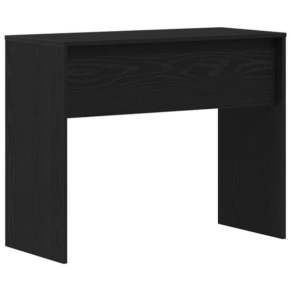 vidaXL Skrivebord svart eik 90x40x72 cm konstruert tre