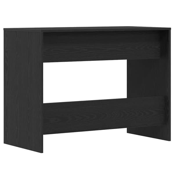 vidaXL skrivebord 101x50x76,5 cm konstrueret træ sort egetræsfarve