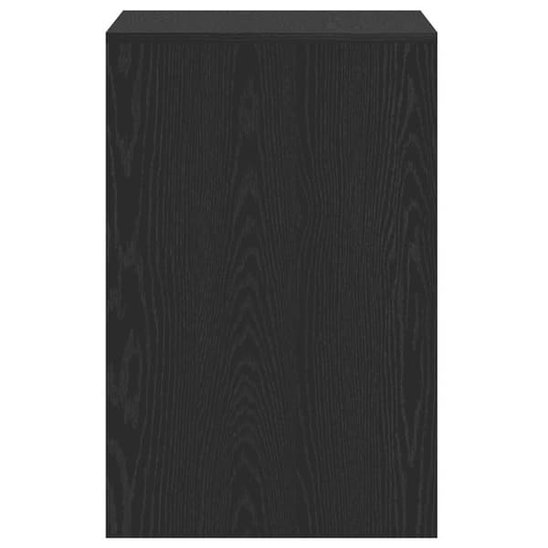 vidaXL Skrivbord svart ek 101x50x76,5 cm konstruerat trä