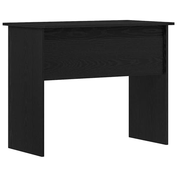 vidaXL Skrivebord svart eik 90x50x74 cm konstruert tre