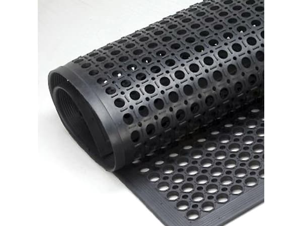 Industrimatta Ergomat Ringo 0,60x0,90 m Svart