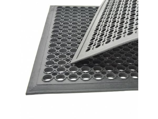 Industrimatta Ergomat Ringo 0,60x0,90 m Svart