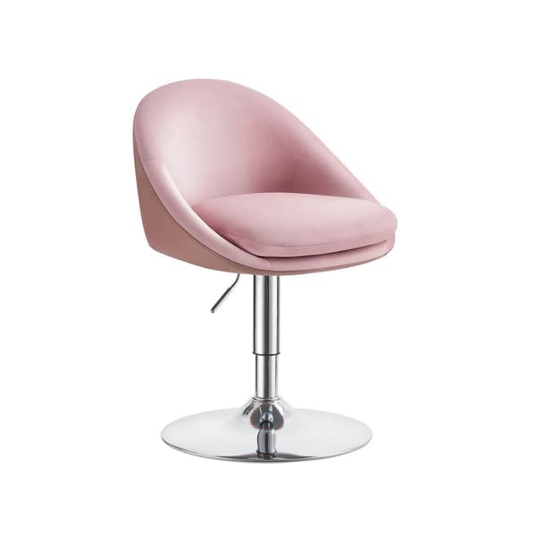 Stol, Sminkstol, Justerbar, Pastellrosa.