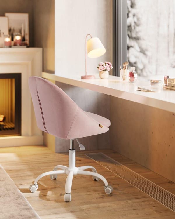 Stol, SONGMICS OBG020G01, 60x60 cm, Pink