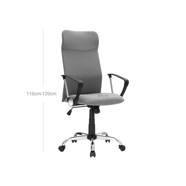 Toimistotuoli, SONGMICS OBN034B01, Harmaa