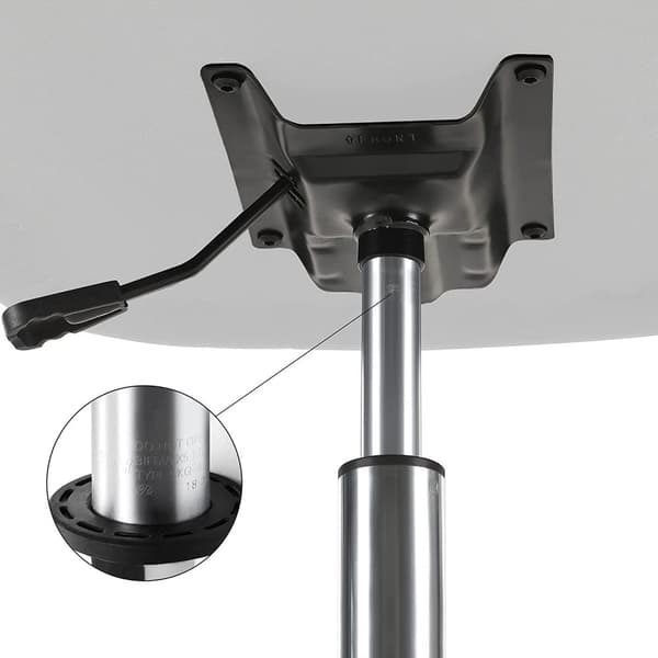 Kontorstol, SONGMICS OBG019G01, Lysegrå