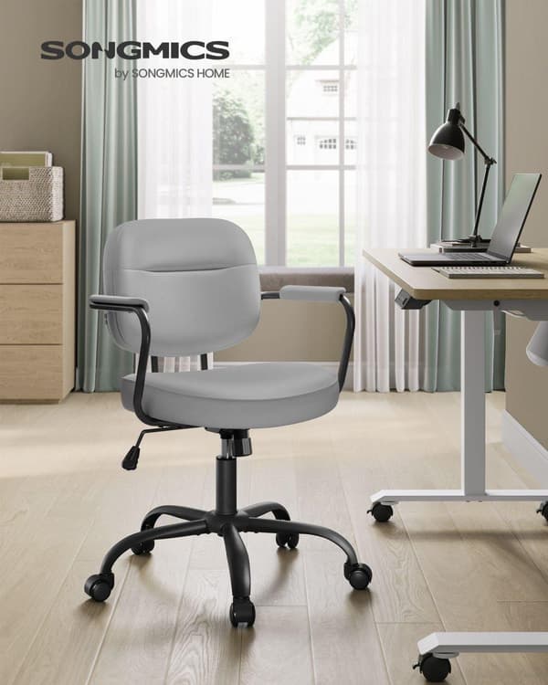 Kontorstol, SONGMICS OBG033B01, 60x60 cm, Grå